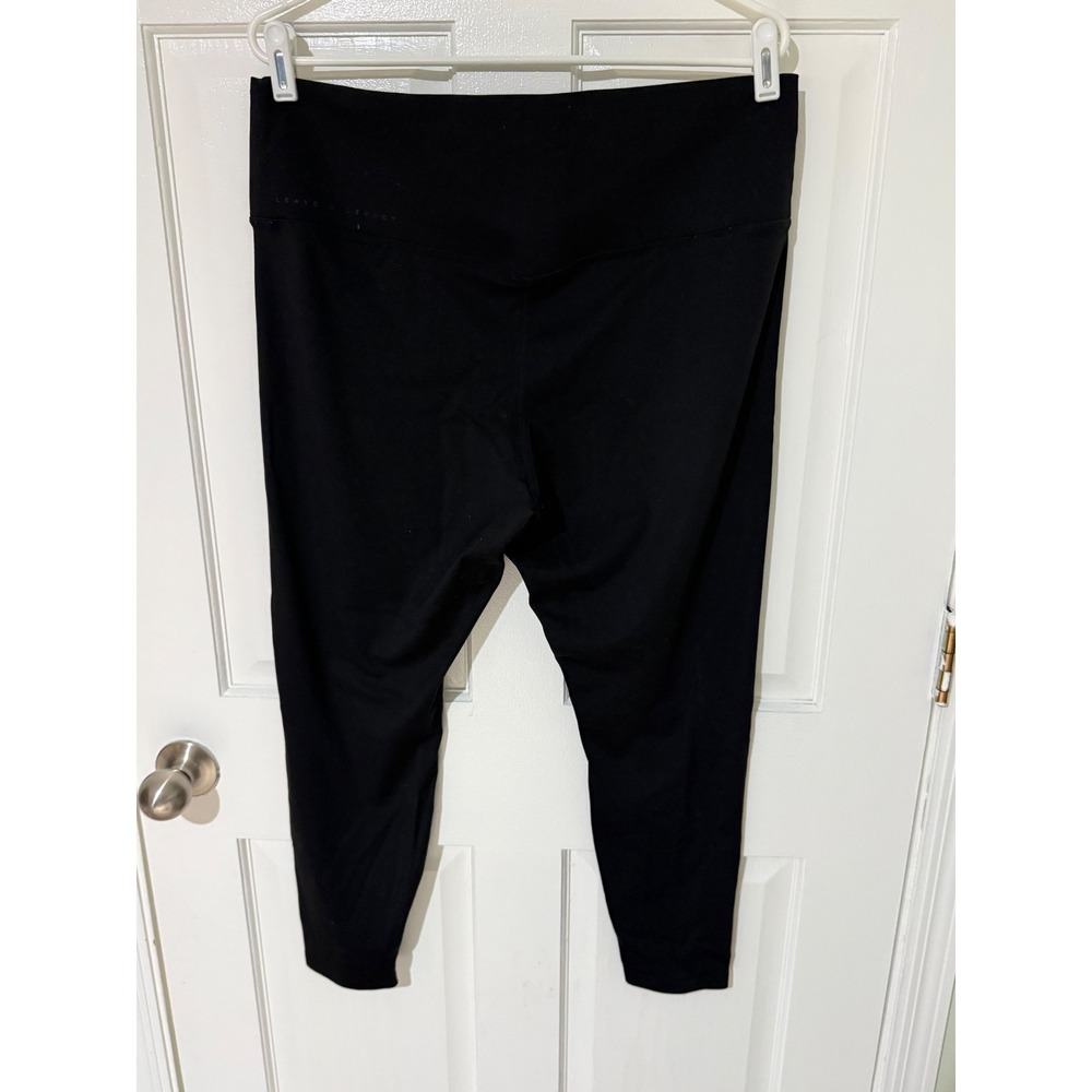 UNRL Womens Black High Waisted Leave A Legacy Leggings Size 2XL Activewear - Picture 2 of 4